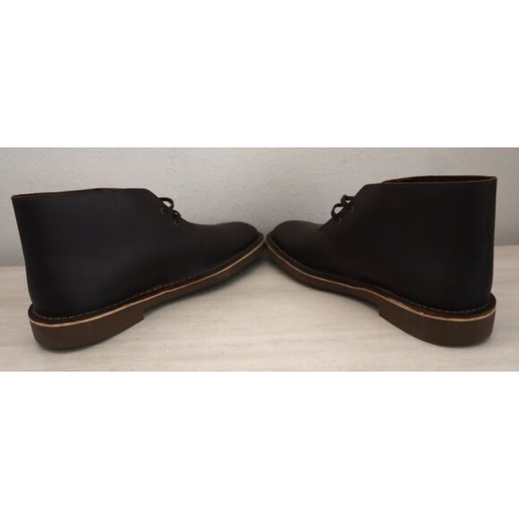 Clarks 26034135 Men's Sz 10.5M Dark Brown Leather Bushacre 2 Chukka Boots - Picture 13 of 15